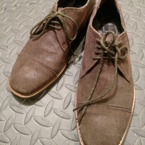 Mens Marc Anthony Suede lace up dress shoes size 7